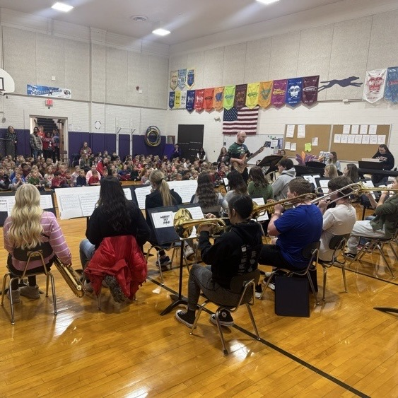 Jazz band to east elementary