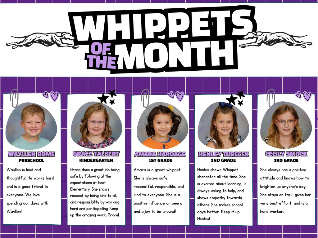 January Whippets of the Month