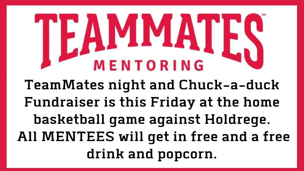 Teammates mentoring night Friday Jan. 23