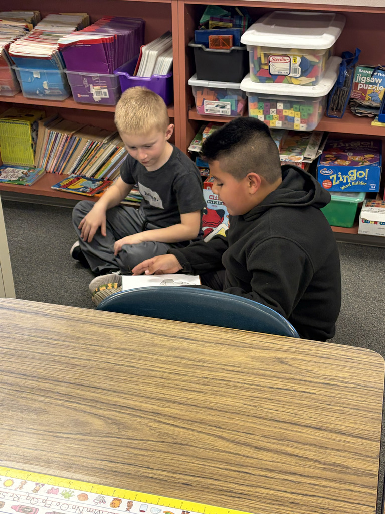 1st & 2nd grade reading buddies