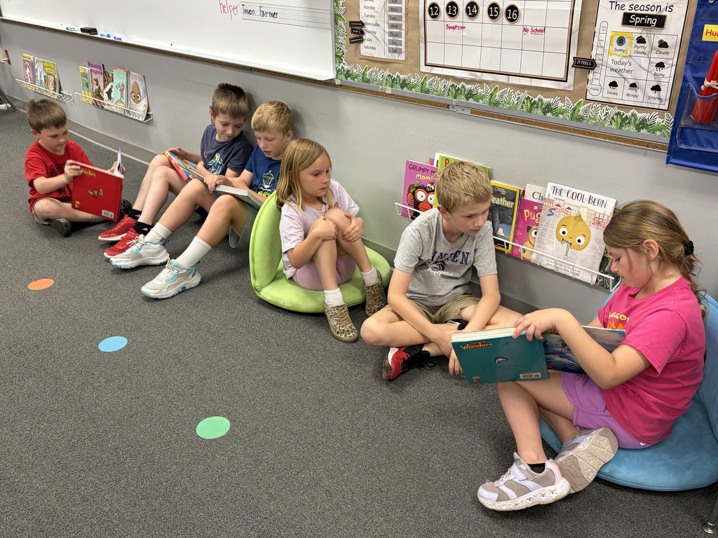 1st & 2nd grade reading buddies