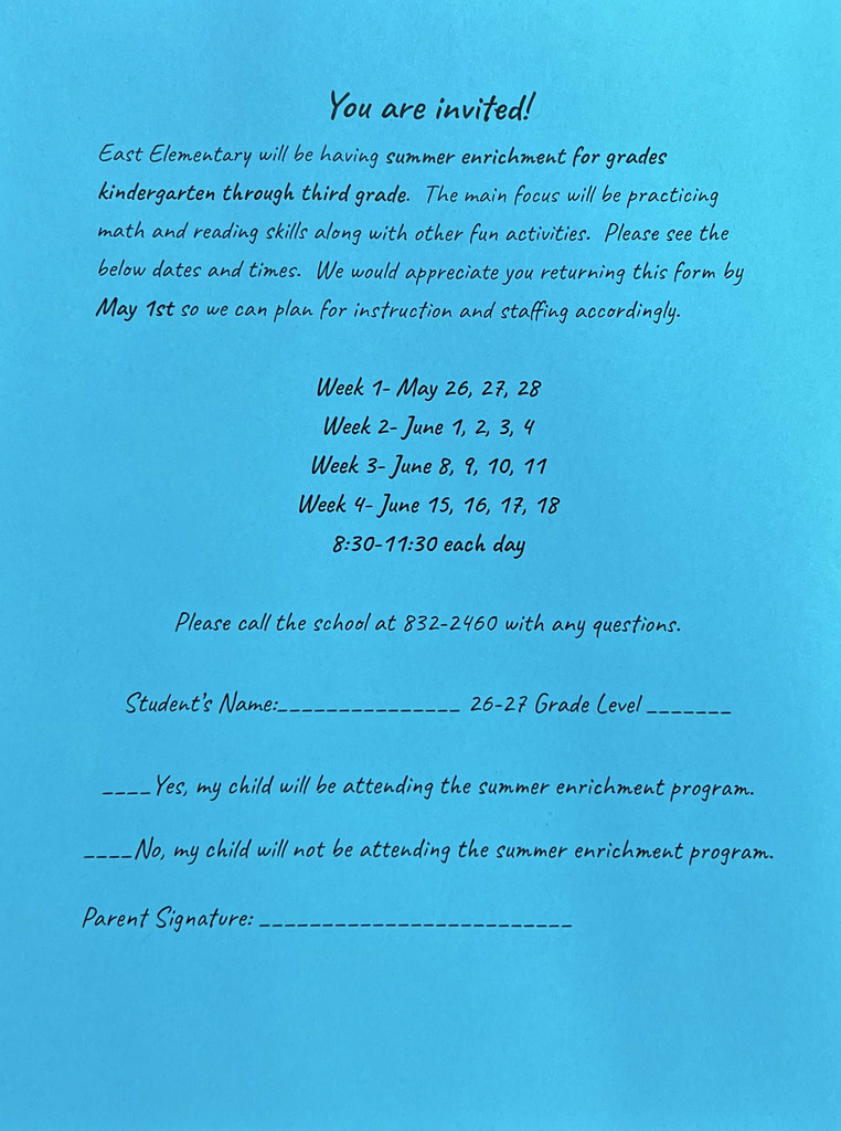 Elementary - Summer Enrichment