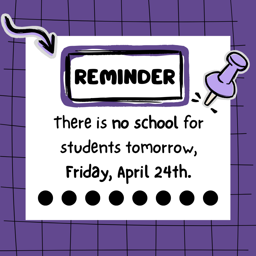 No School - April 24th