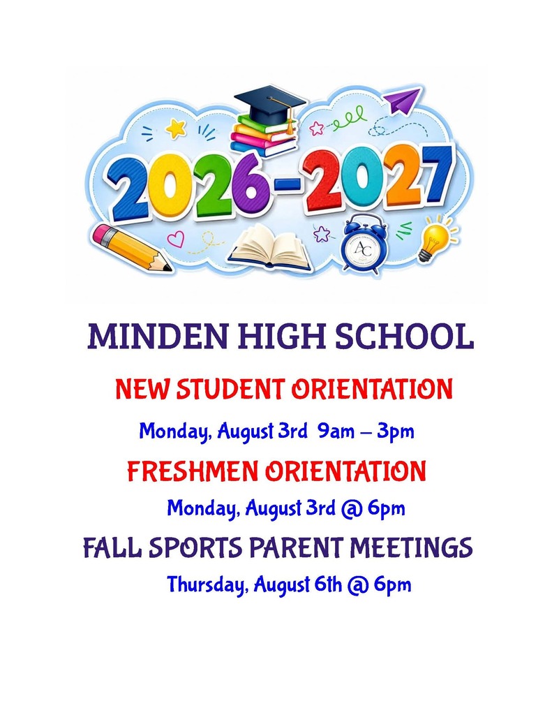 New Students Orientation, Freshmen Orientation, & Fall Sports Parent Meeting