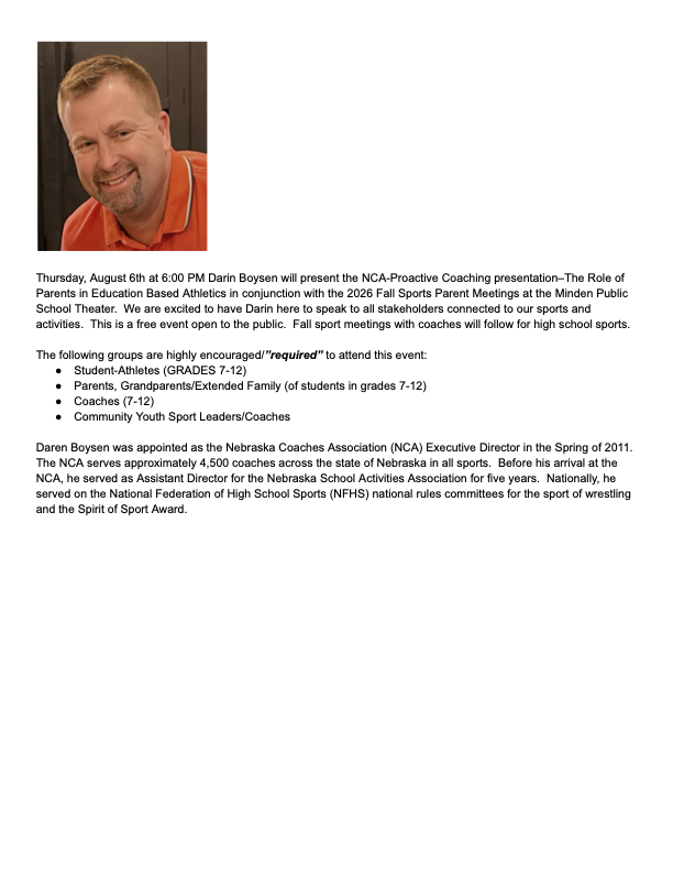 Darin Boysen-The Role of Parents in Education Based Athletics