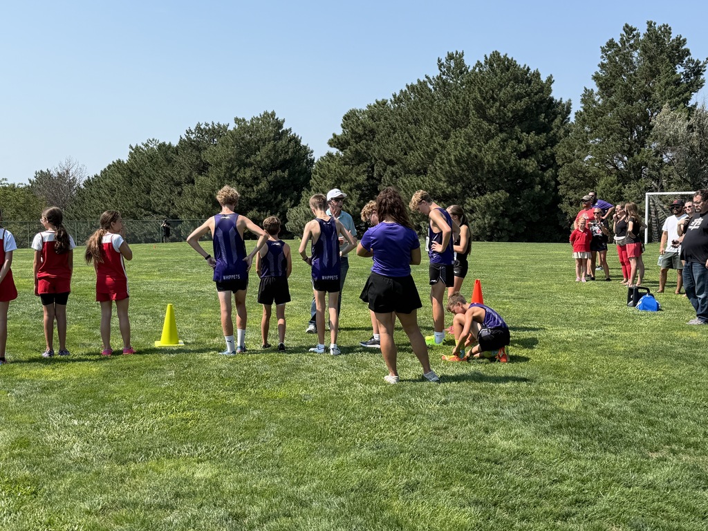 Getting ready for the start.