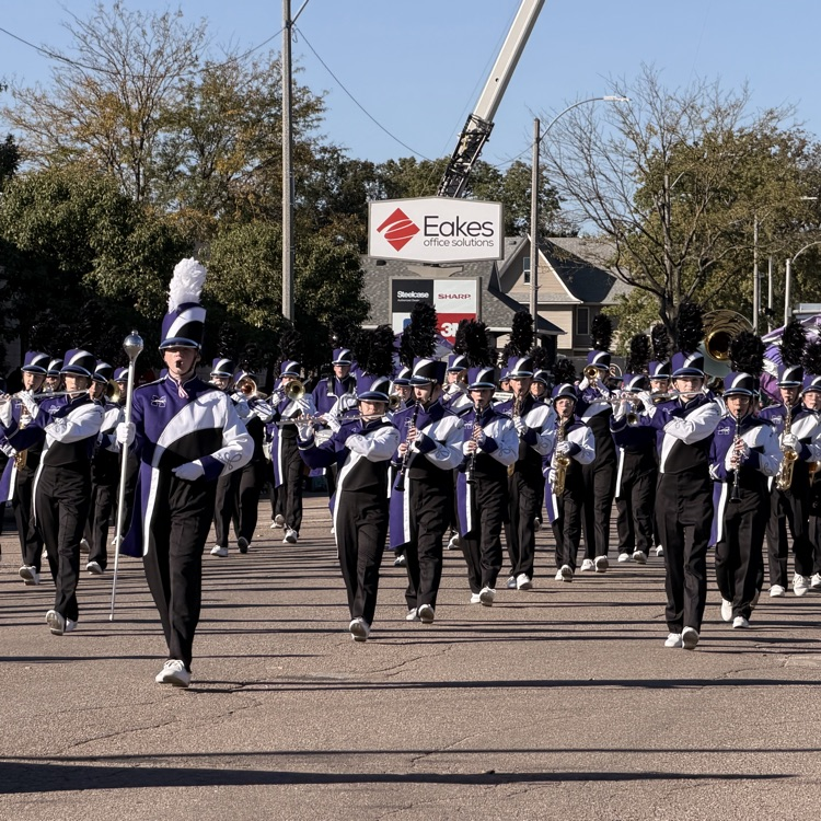 harvest of harmony parade Minden marching band