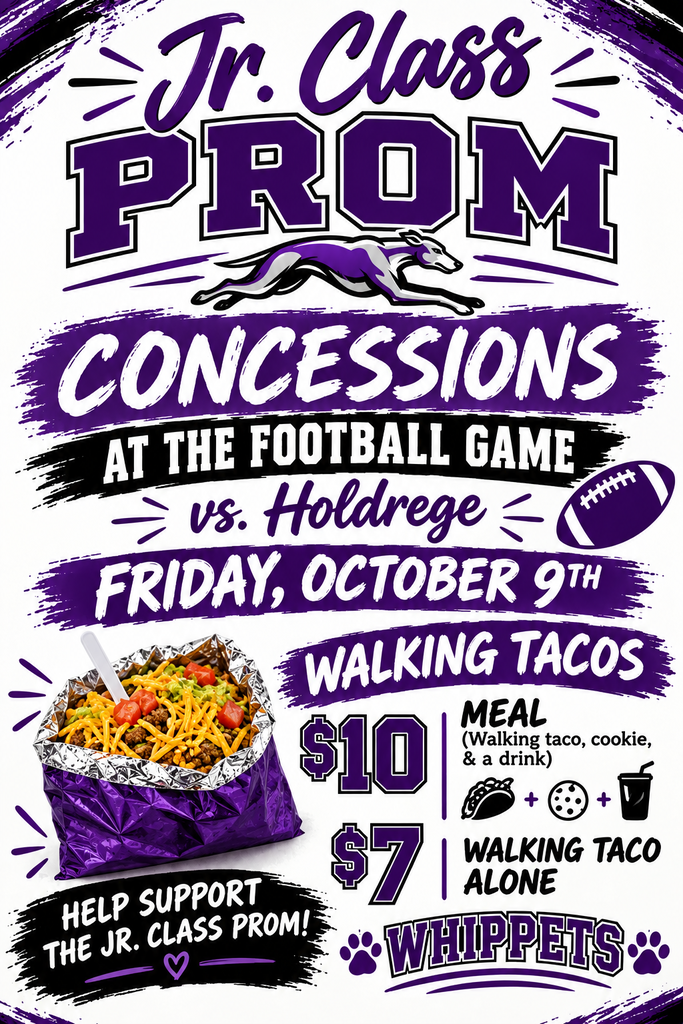 Come Support the Jr. Class this Friday at the HOME football game!!