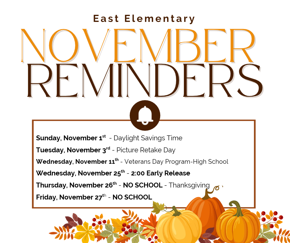 November Reminders