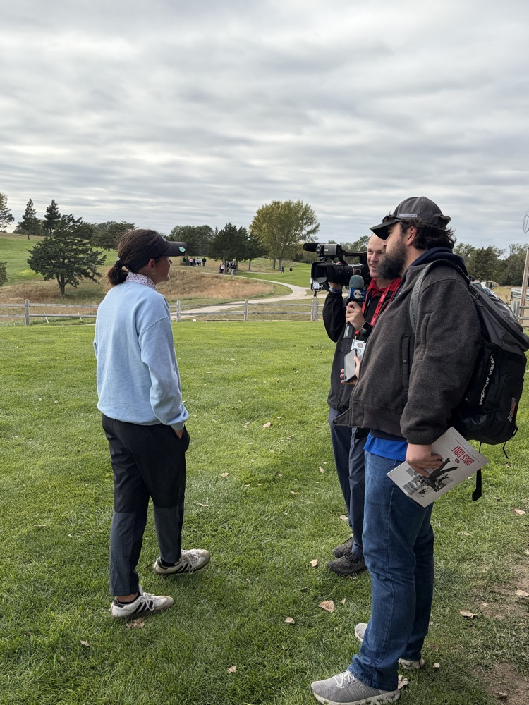 golfing
