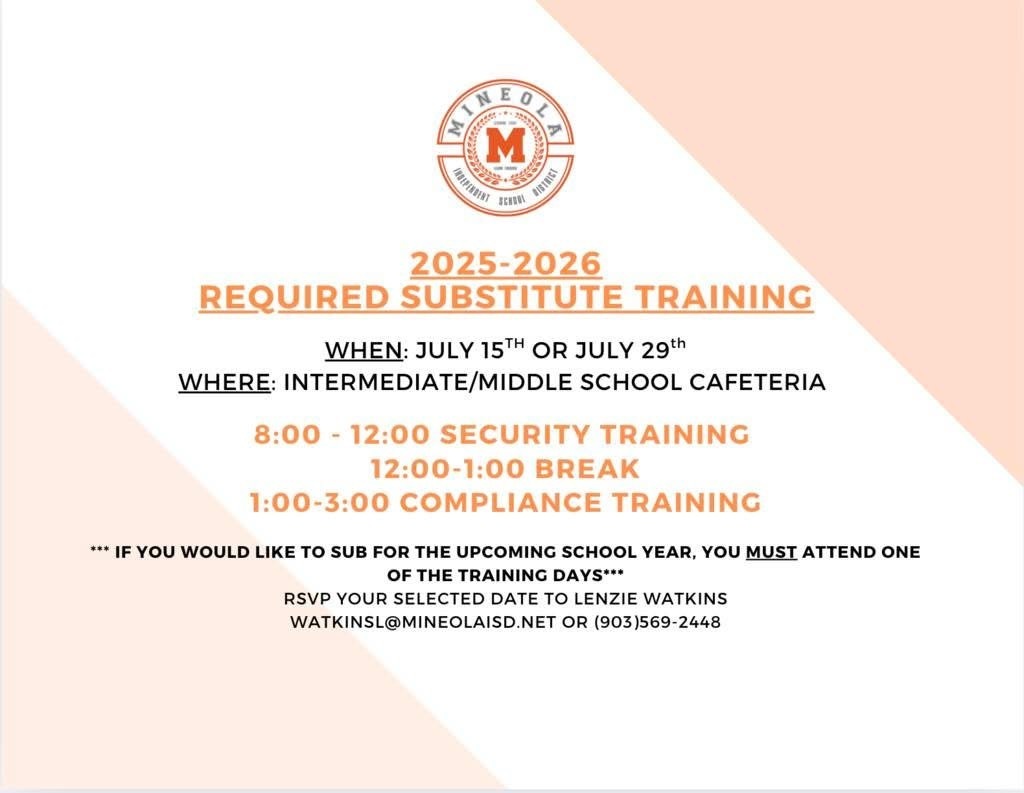 Substitute Teacher Training