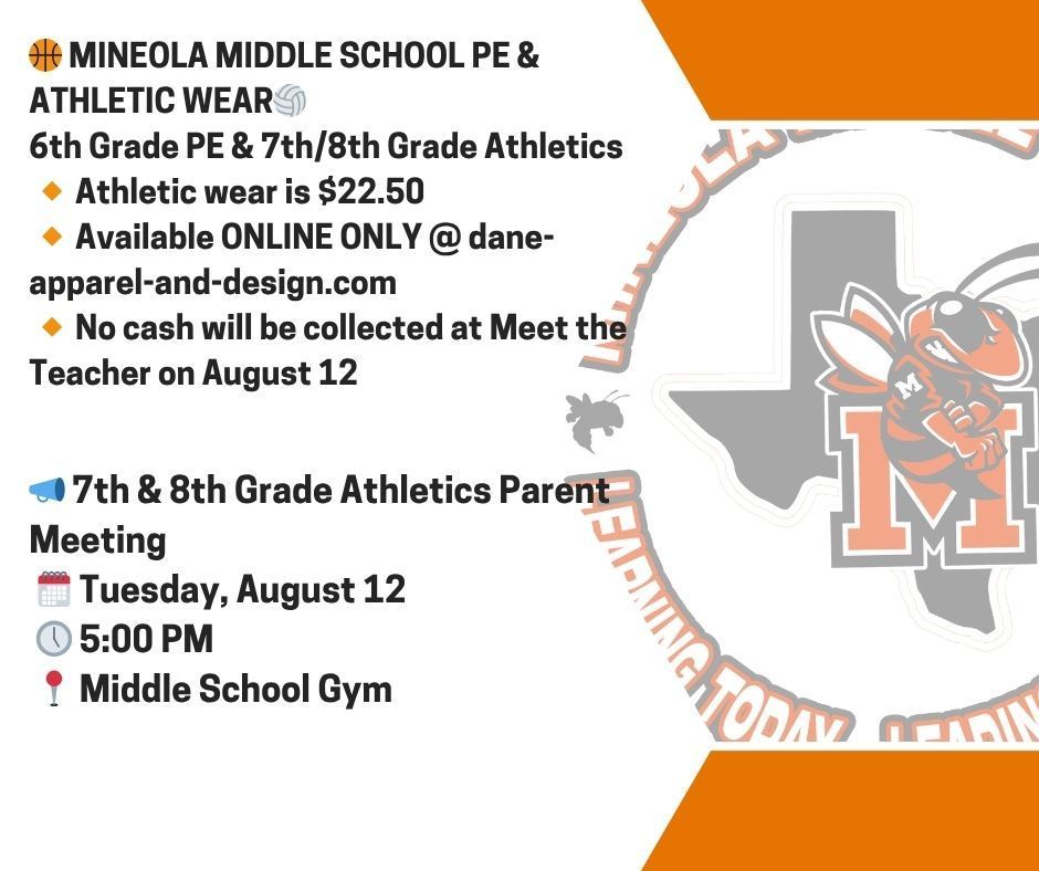 New athletic wear is now available!