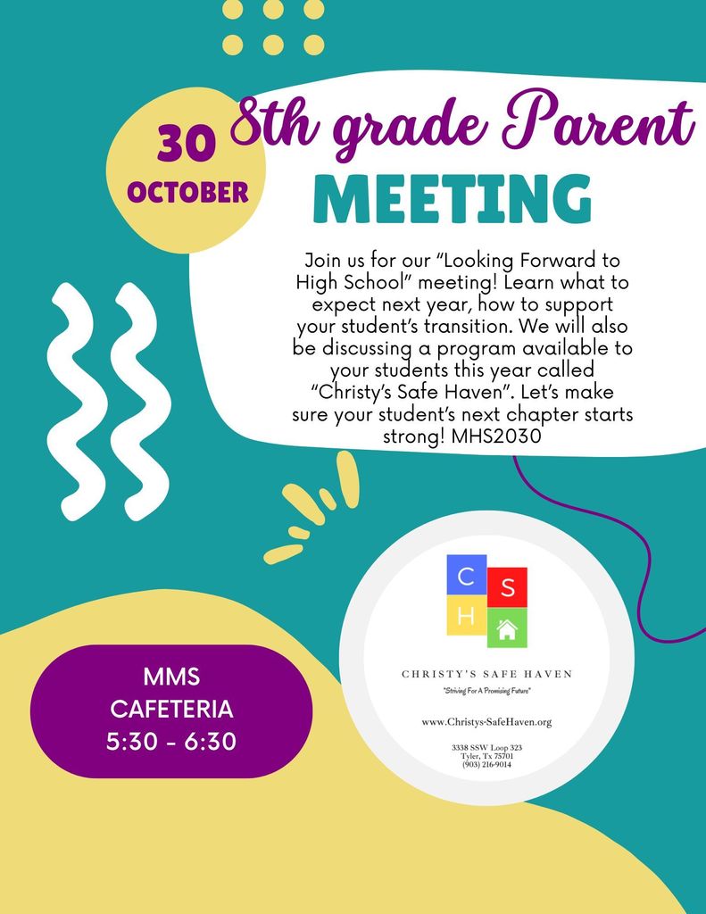 8th grade parent meeting