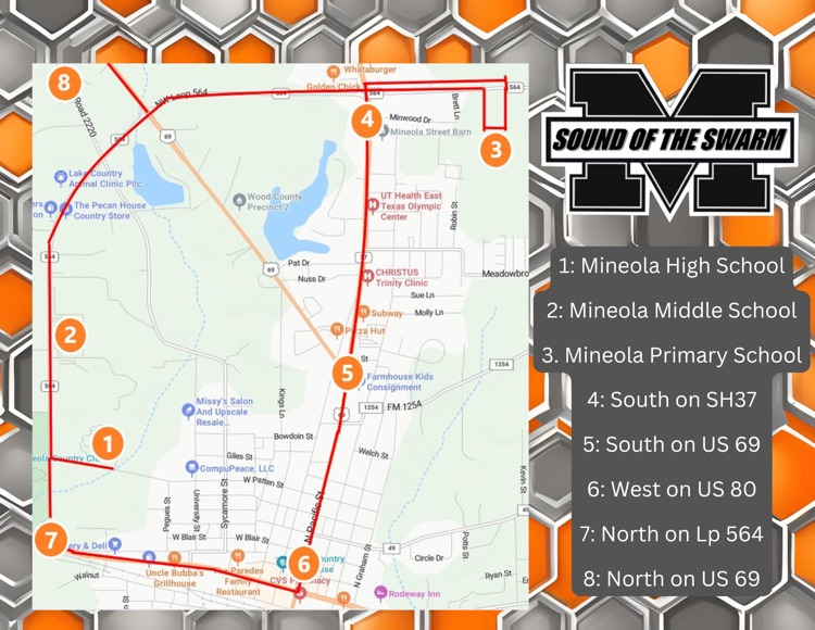 Sound of the Swarm Travel Map