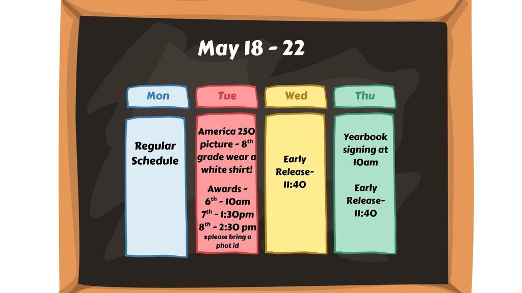 Last week of school!!!!