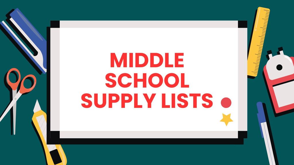 School Supply Lists