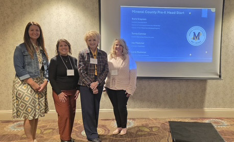 Image of PreK Headstart Team presents at State Leadership Conference.