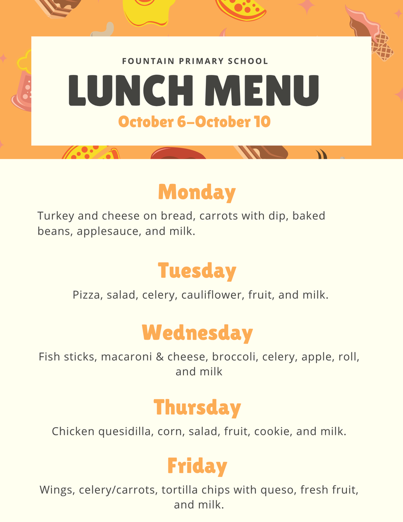 Lunch Menu