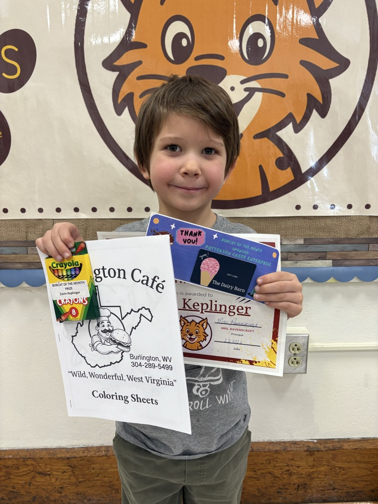 Pre-K Bobcat of the Month