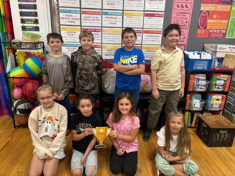 Perfect Attendance Challenge Completed! A photo of the 3rd grade class.