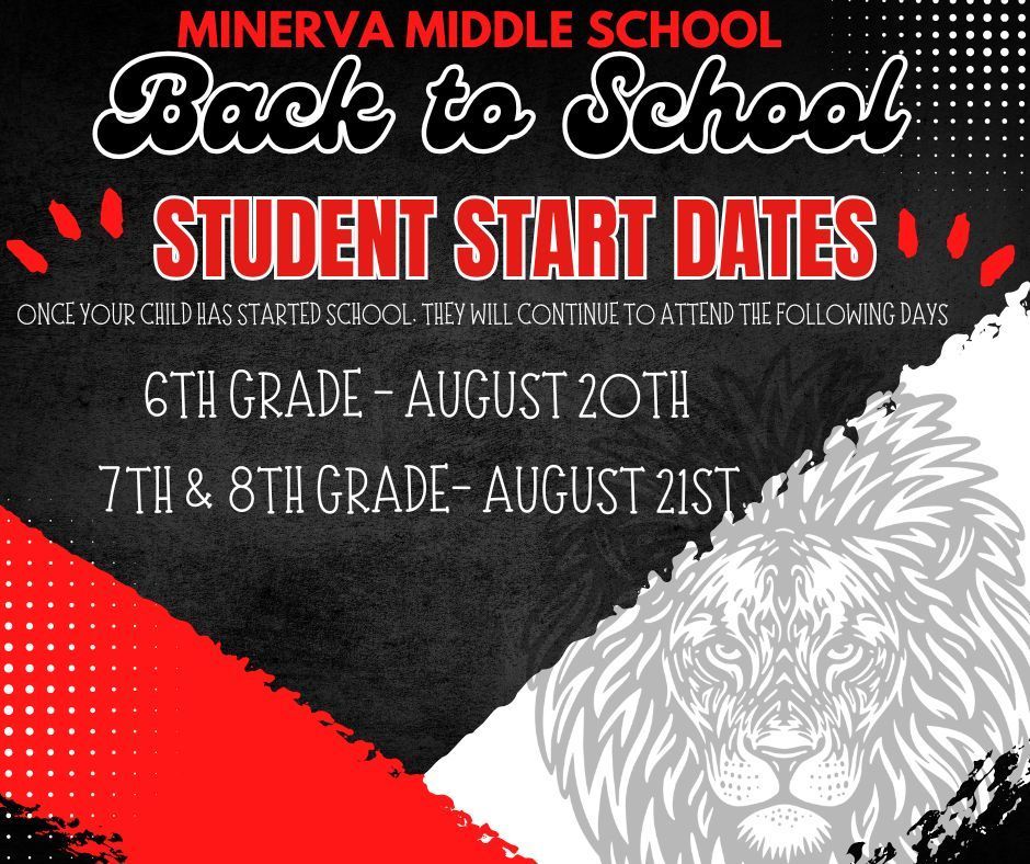 Back to school dates