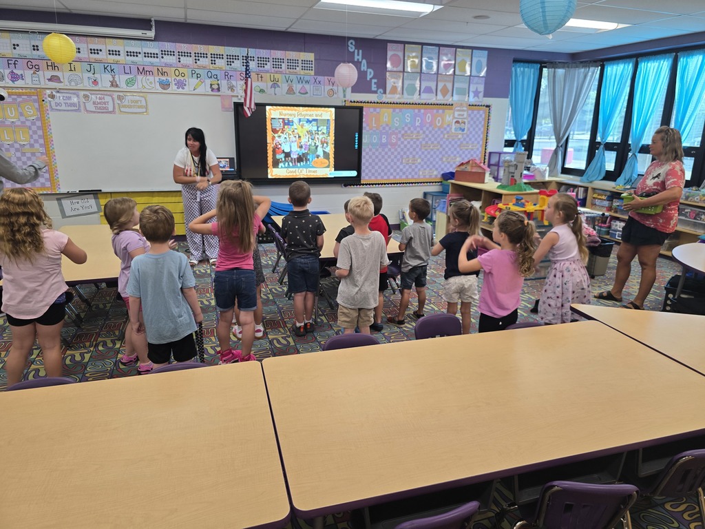 Time to sing and dance. Keep those kids moving Mrs. Bolden.