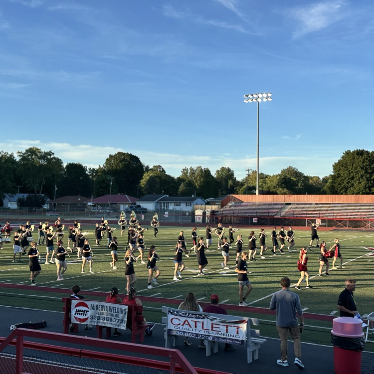 “The Pride of Minerva! 🦁🎶 MHS Meet the Band Night was a tremendous success! What an outstanding performance and an incredible show of community support—the stands were packed! ❤️ Go Lions! #MinervaPride”