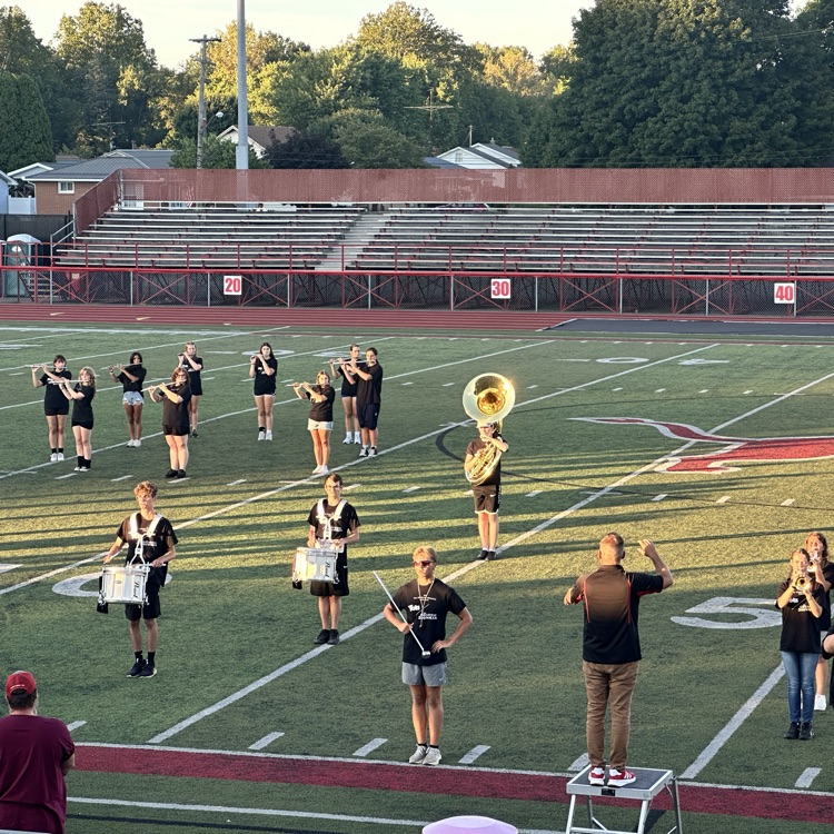 “The Pride of Minerva! 🦁🎶 MHS Meet the Band Night was a tremendous success! What an outstanding performance and an incredible show of community support—the stands were packed! ❤️ Go Lions! #MinervaPride”