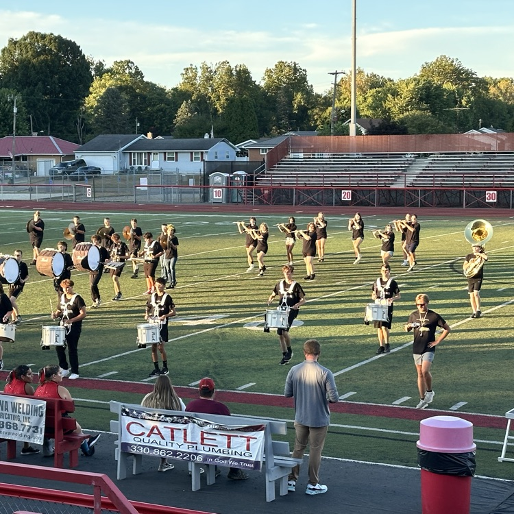 “The Pride of Minerva! 🦁🎶 MHS Meet the Band Night was a tremendous success! What an outstanding performance and an incredible show of community support—the stands were packed! ❤️ Go Lions! #MinervaPride”
