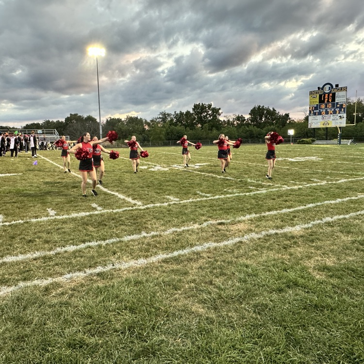 The Pride of Minerva!!! 🦁🎶 What a great halftime show from the Minerva Band tonight! 💛❤️ Way to represent, Lions! #MinervaPride #GoLions