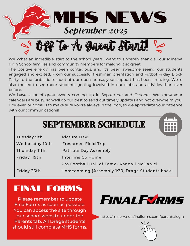 MHS Newsletter!