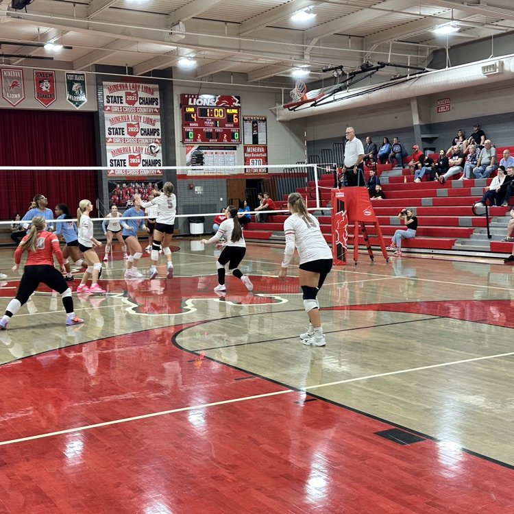 Win #10! 🔥 Three-Game Win Streak!! The Minerva Varsity Volleyball Team takes down Alliance in straight sets in a key EBC matchup! 🏐💪 JV also picks up the win! The Lions are playing their best volleyball of the season! 🦁 #MinervaPride