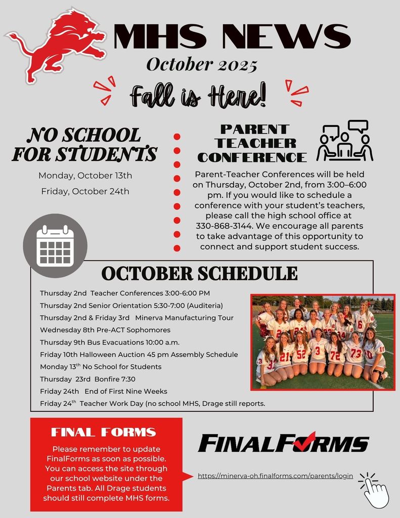 MHS October 2025 Newsletter