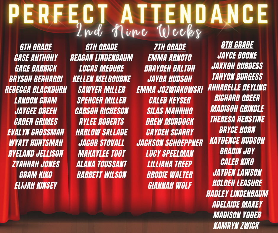 Perfect Attendance 