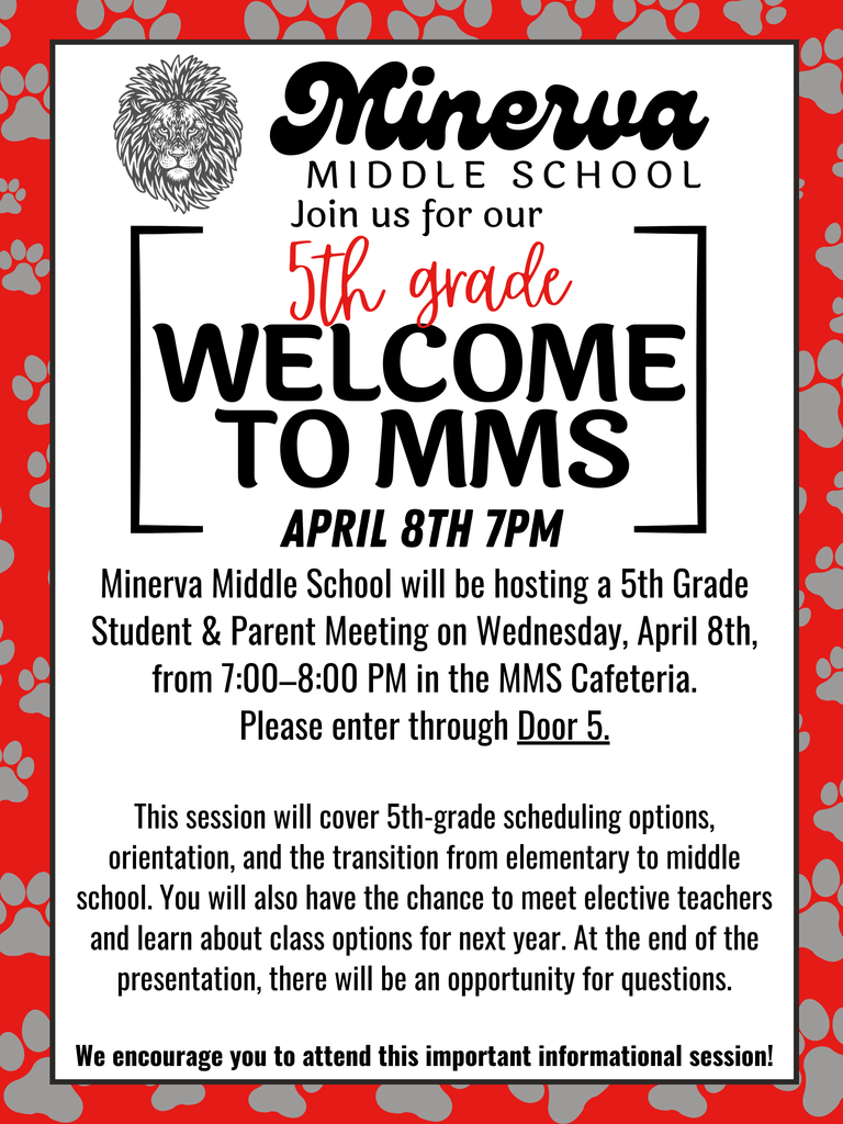 5th Grade Parent Meeting 