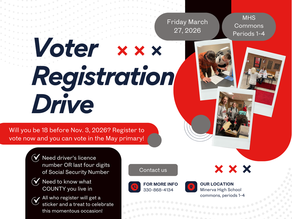 2026 Voter Registration Drive Poster