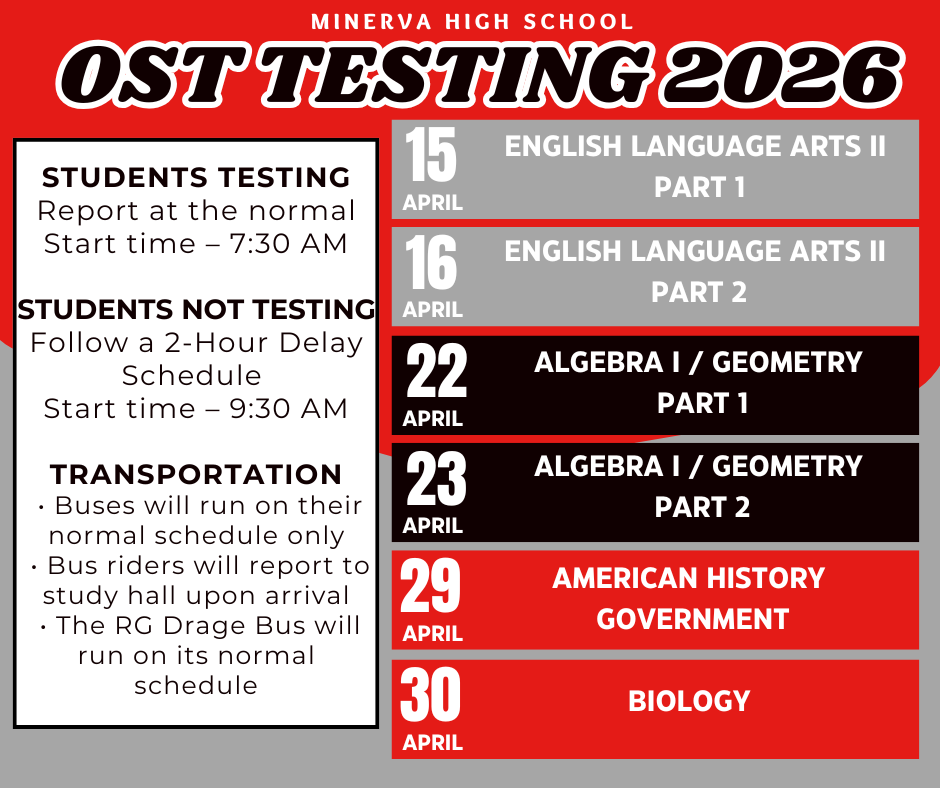 OST Testing Schedule 2026