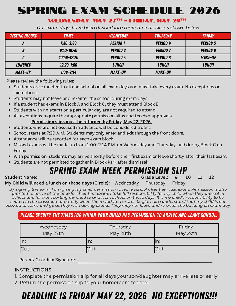 MHS April News  and Updates