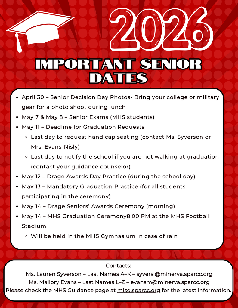 MHS April News  and Updates