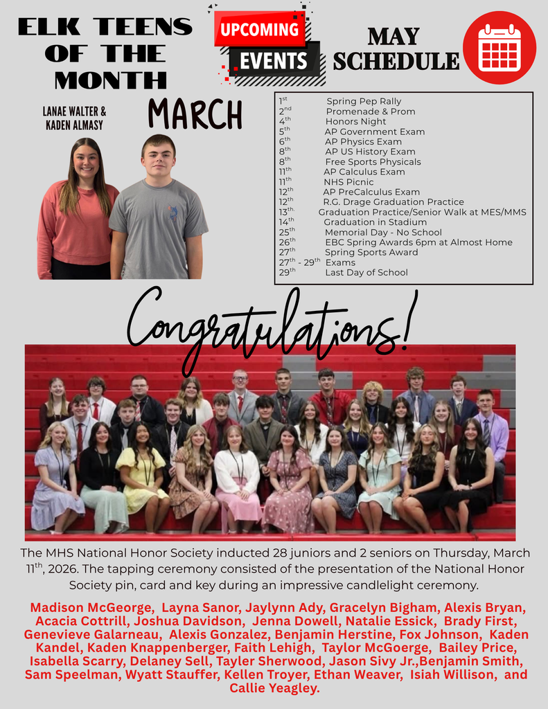 MHS April News  and Updates