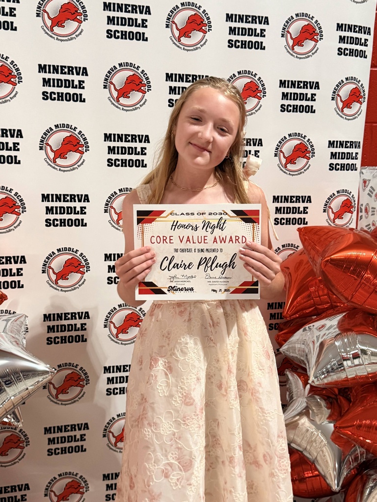 8th grade honors night