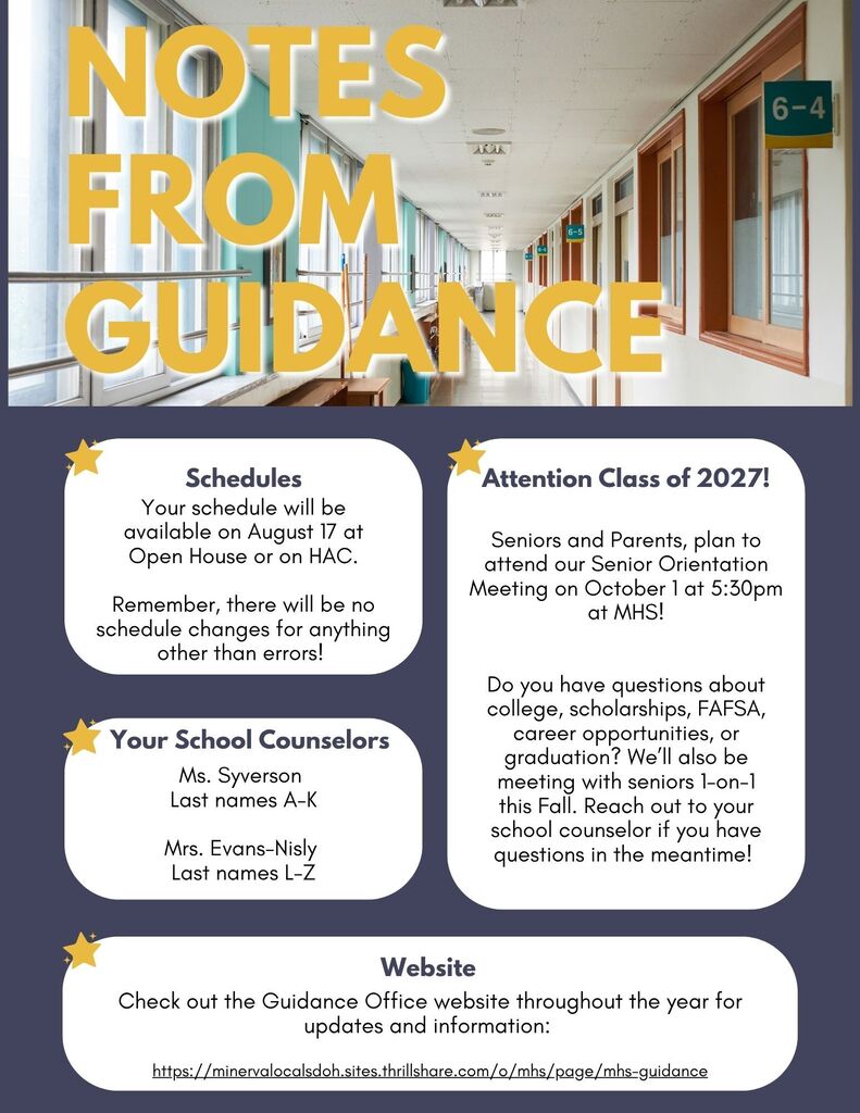 MHS August 2026 Newsletter!