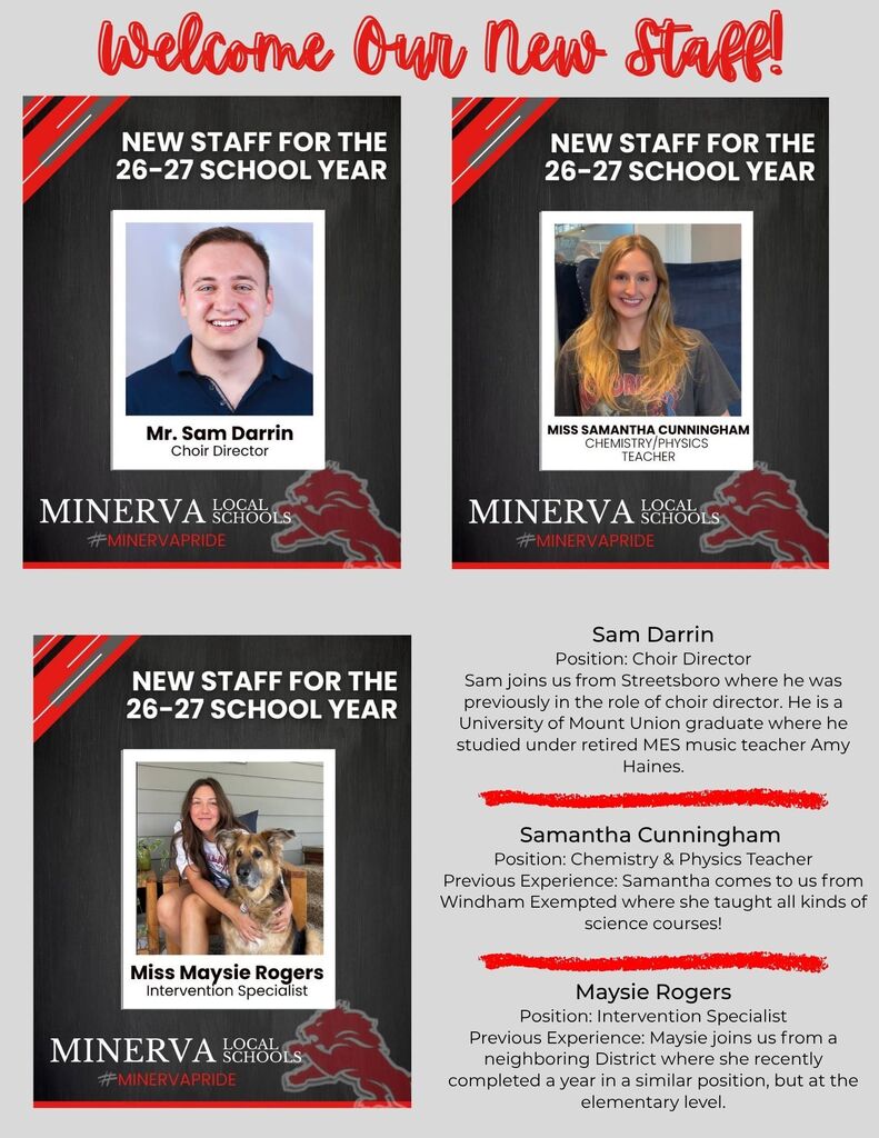 MHS August 2026 Newsletter!
