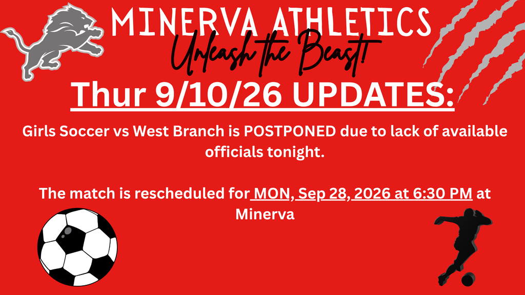 Girls Soccer Rescheduled game
