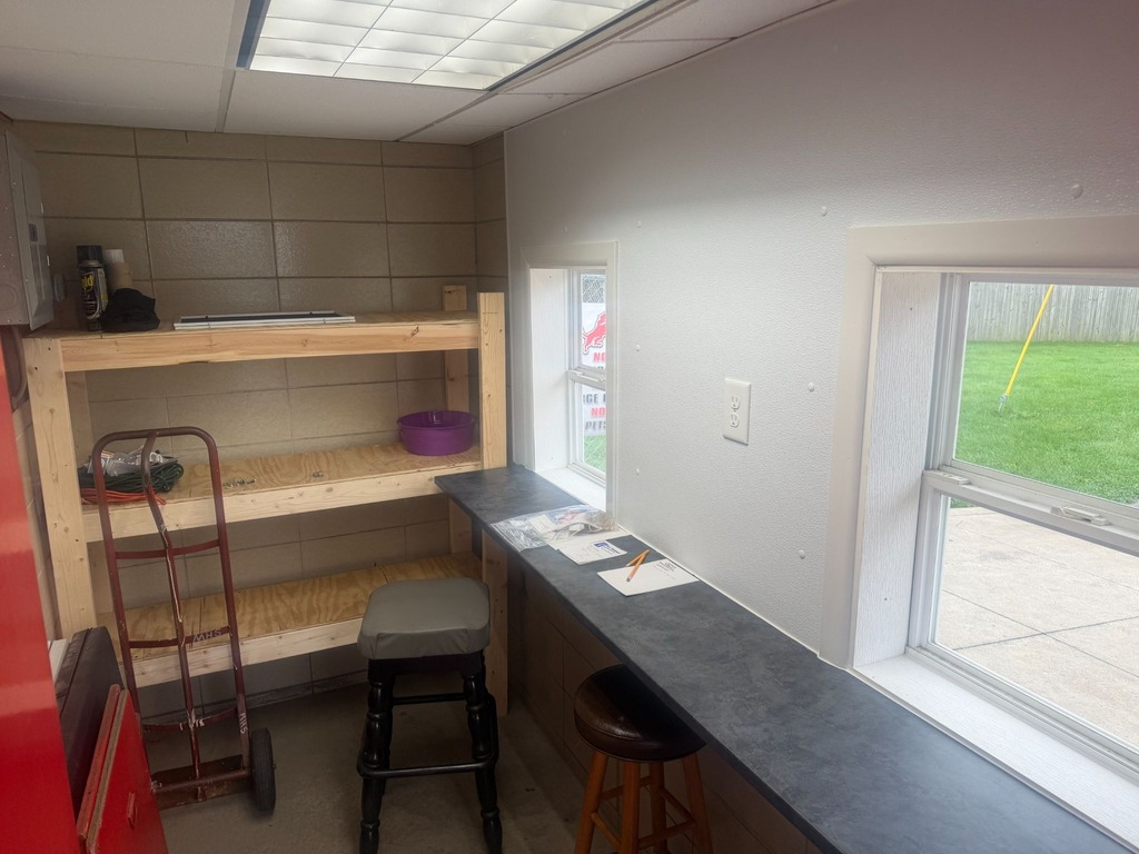 MINERVA HIGH SCHOOL HOME MAINTENANCE CLASS: HOME TICKET BOOTH REFRESH!