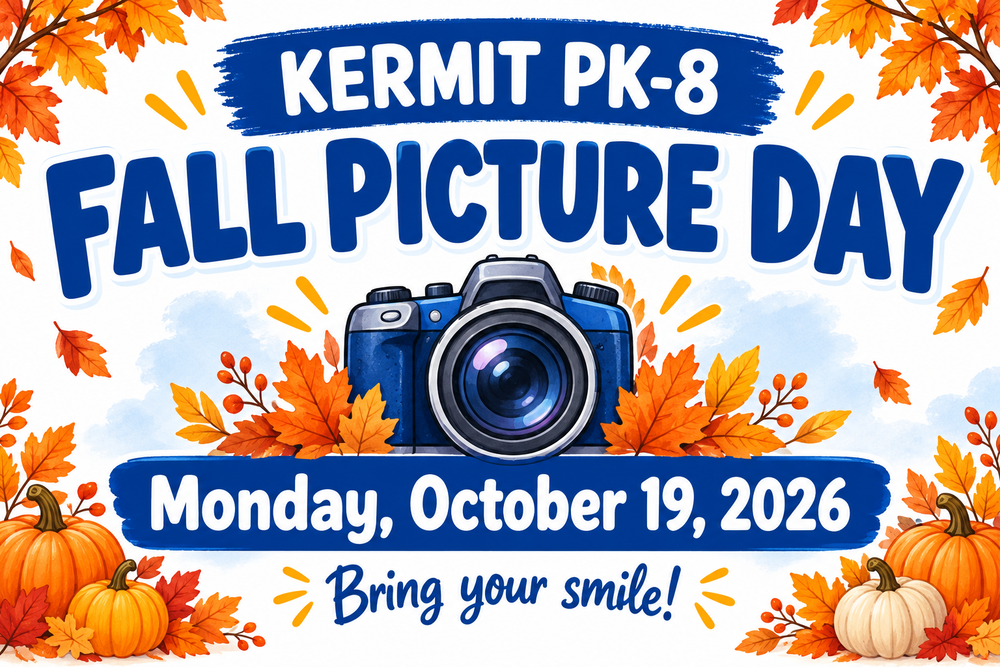 Picture day at Kermit PK8 information