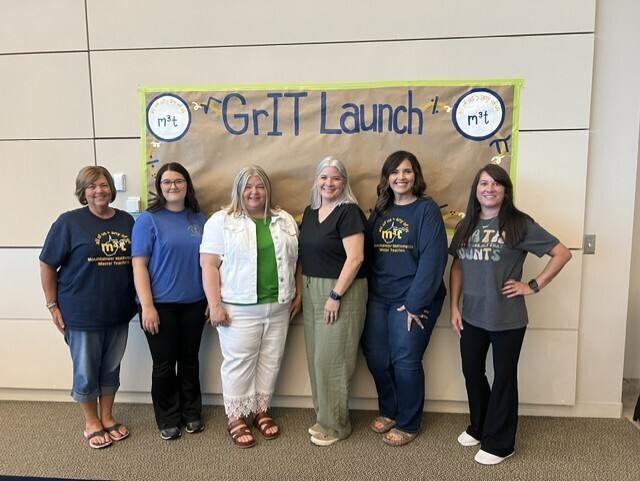 This is a picture of 5 math teachers from Mingo Co and the Mingo Co Assistant Superintendent. They had a workshop to plan for professional development for math teachers in Mingo County