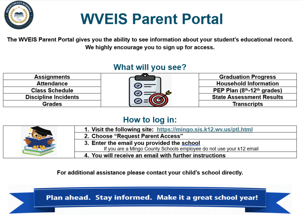 WVEIS Parent Portal