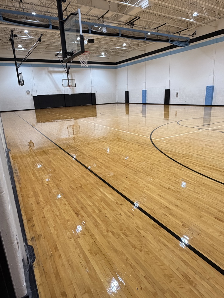 New gym floor has been refinished at MCHS! 