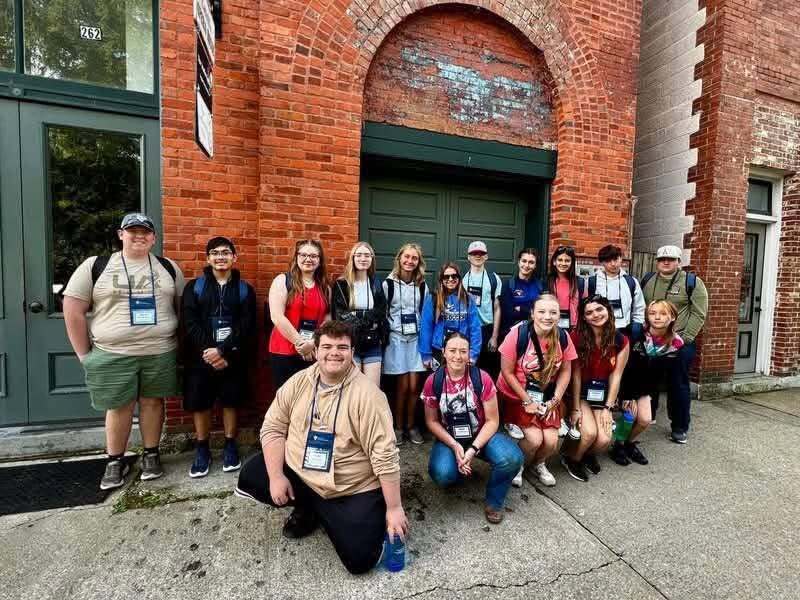 A series of photos showing Mingo Central student Bianca Moore participating in the West Virginia Governor's School for Tourism. The images capture Bianca visiting landmarks, learning from tourism and industry professionals, exploring destinations across West Virginia, and representing Mingo Central during the statewide summer program.